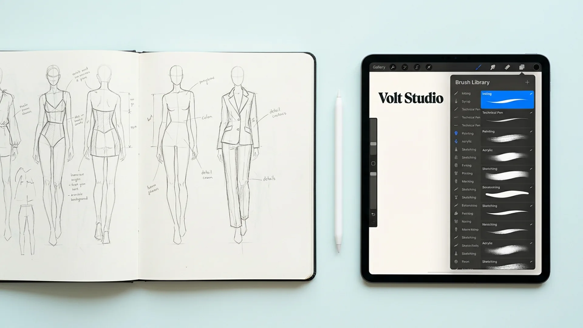 Fashion design community working with Volt Studio tools